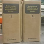 Butterworths Wills, Probate And Administration Service 2 Vols Law Books Set
