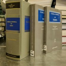 Clerk And Lindsell On Torts 22nd Ed