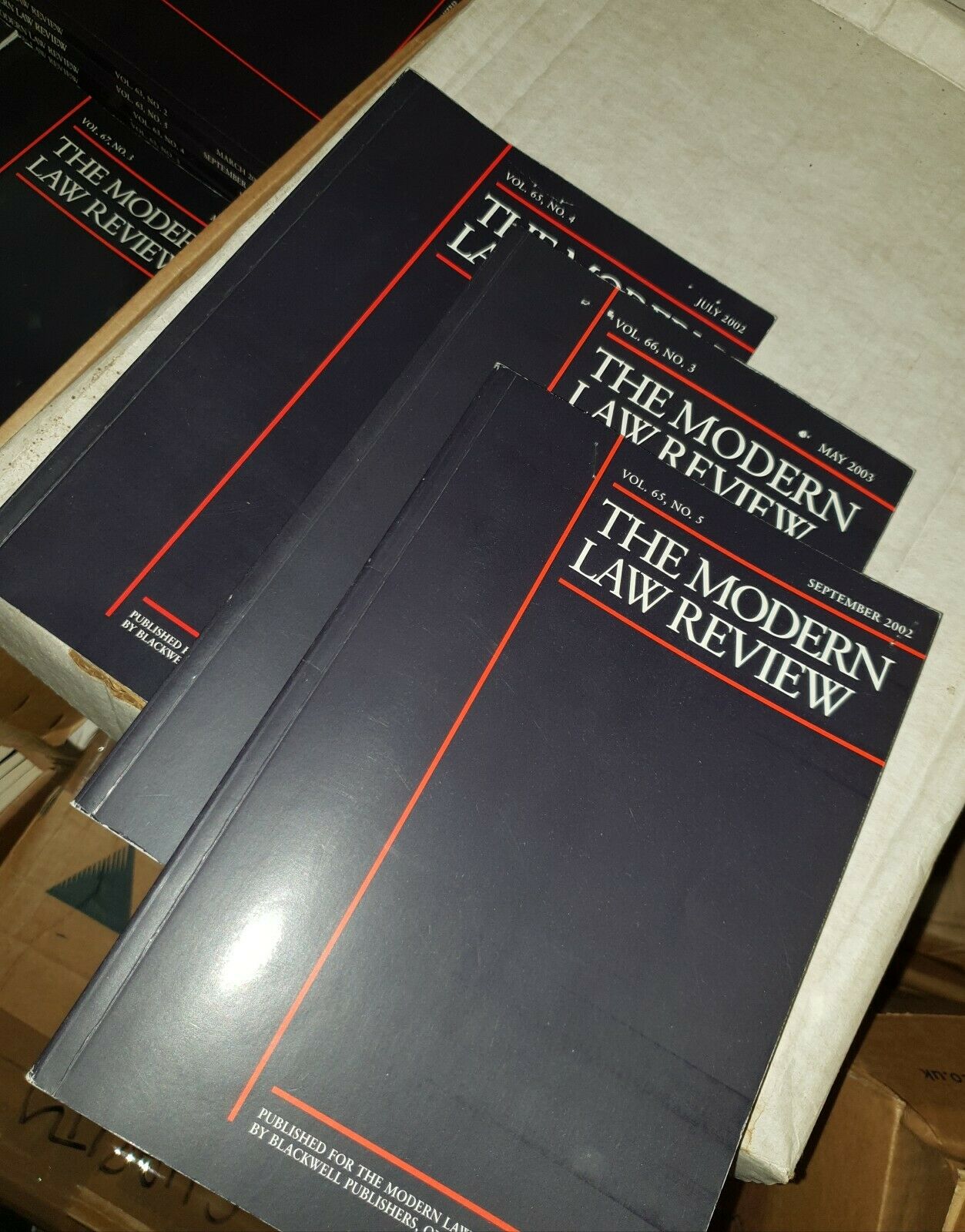  Modern Law Review 1987 To 2006 Law Books Journal Set Law Book Sellers