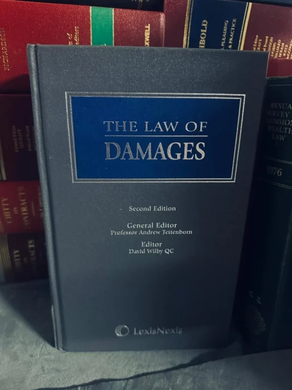Butterworths Common Law Series The Law of Damages 2nd Ed - Law Book Sellers