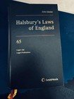 Halsbury's Laws of England 5th Ed 65 Volume