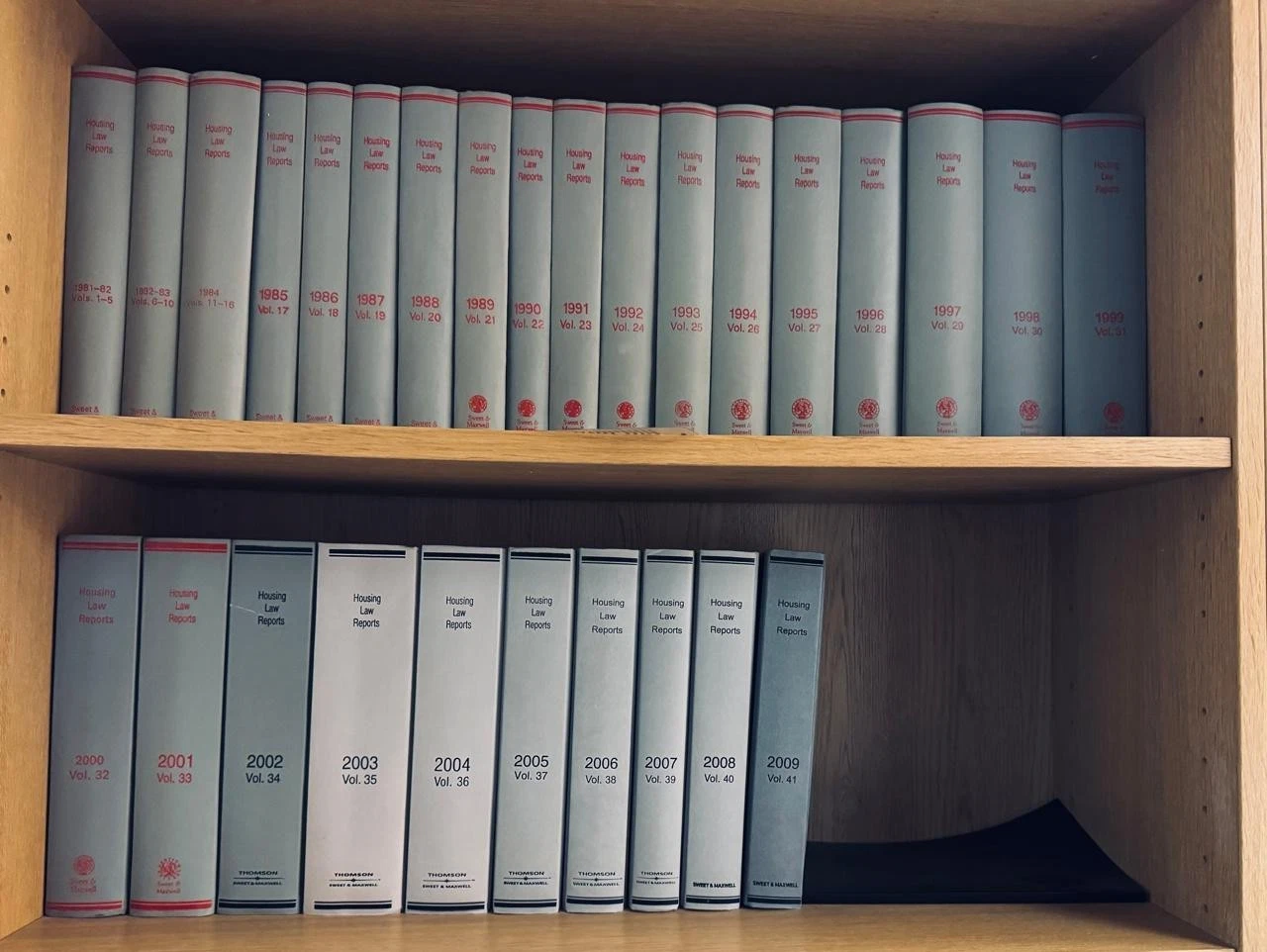 Housing Law Reports 1981-2009