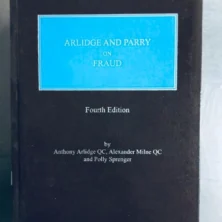 Arlidge And Parry On Fraud 4th Ed